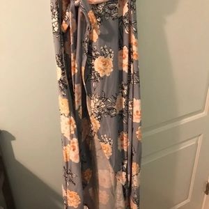 Floral wrap dress